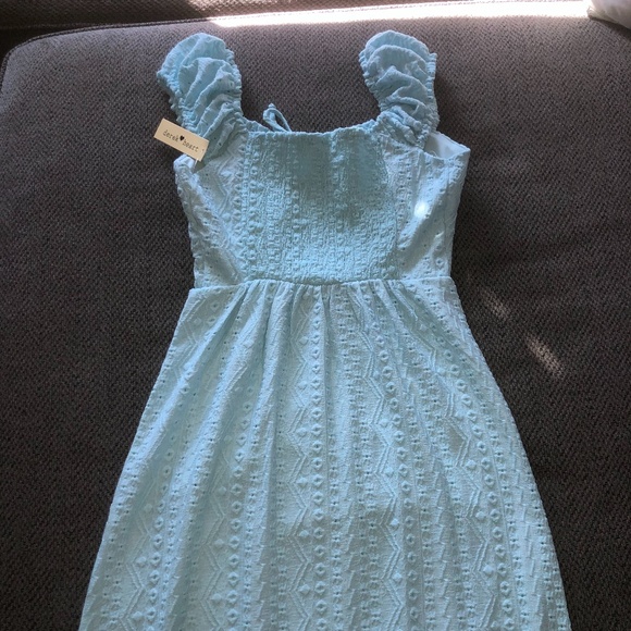 Derek Heart Never Worn Light Blue Short sleeve Dress - Picture 3 of 5
